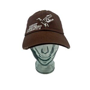Duck Dynasty Commander Brown 100% Cotton Hat Cap‎ A&E NWOT'S Adjustable
